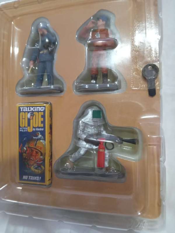 Britains  G I Joe Action Piolet 3 Piece set  54mm Pewter Replicas