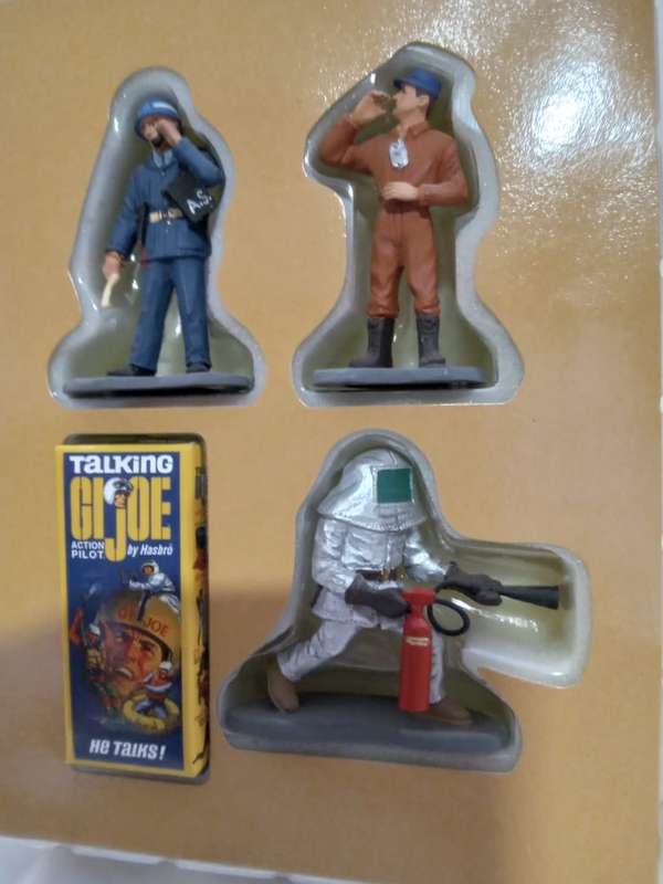 Britains  G I Joe Action Piolet 3 Piece set  54mm Pewter Replicas