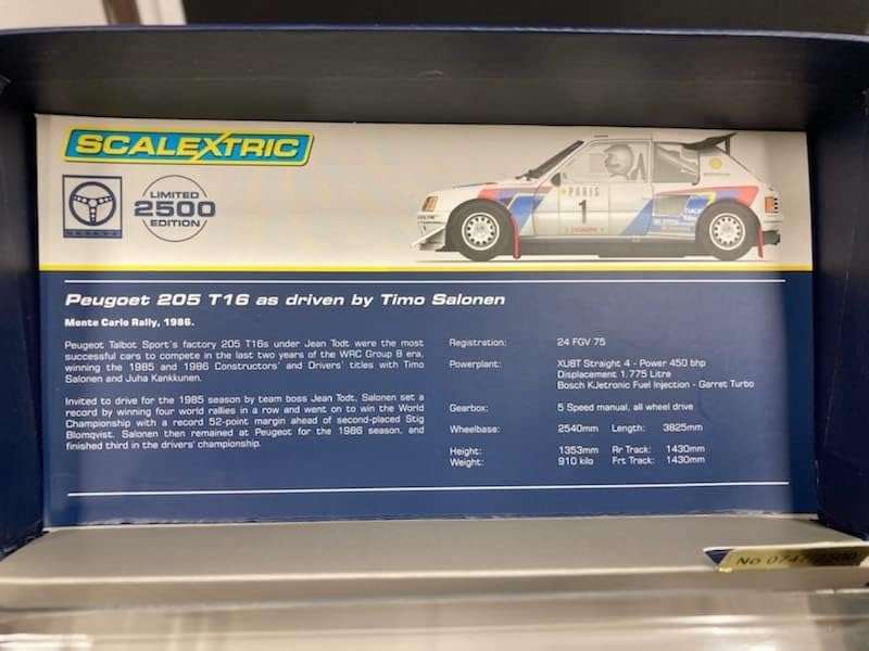 Legends Peugeot 205 T16 Driven Timo Salonen