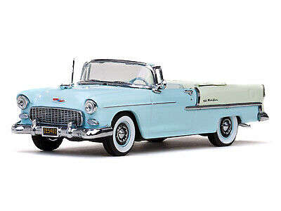 Chevrolet Bel Air Open Convertible 1955 sky blue