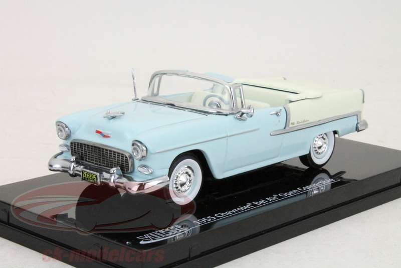 Chevrolet Bel Air Open Convertible 1955 sky blue