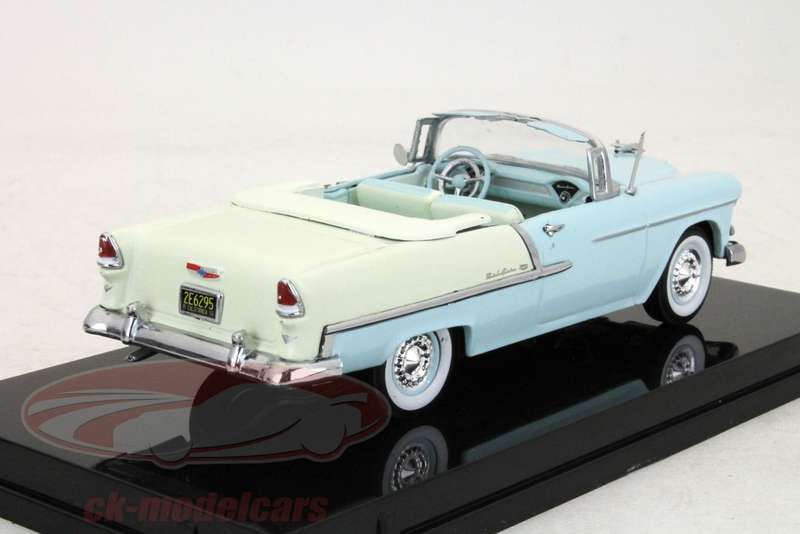 Chevrolet Bel Air Open Convertible 1955 sky blue