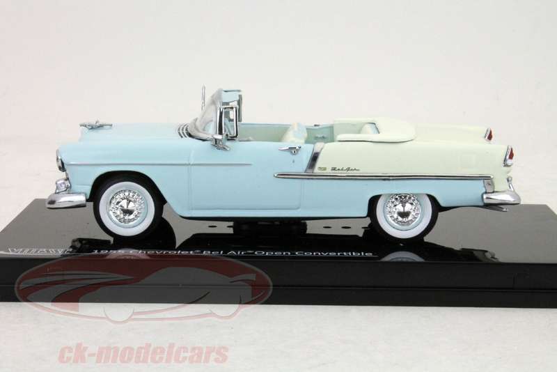 Chevrolet Bel Air Open Convertible 1955 sky blue