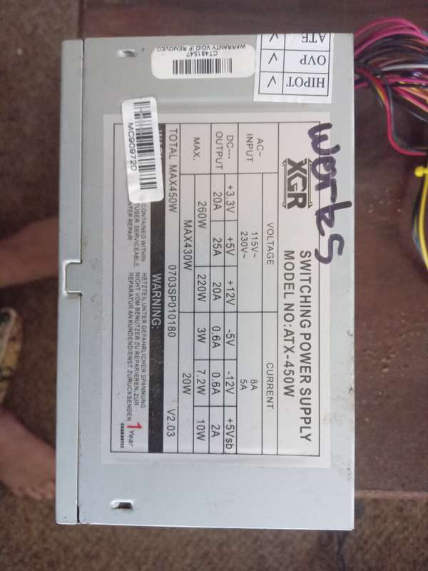 450W xgr psu