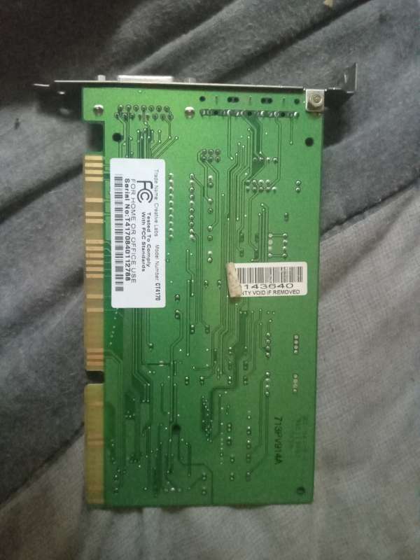 Vintage pair sound card and graphics card