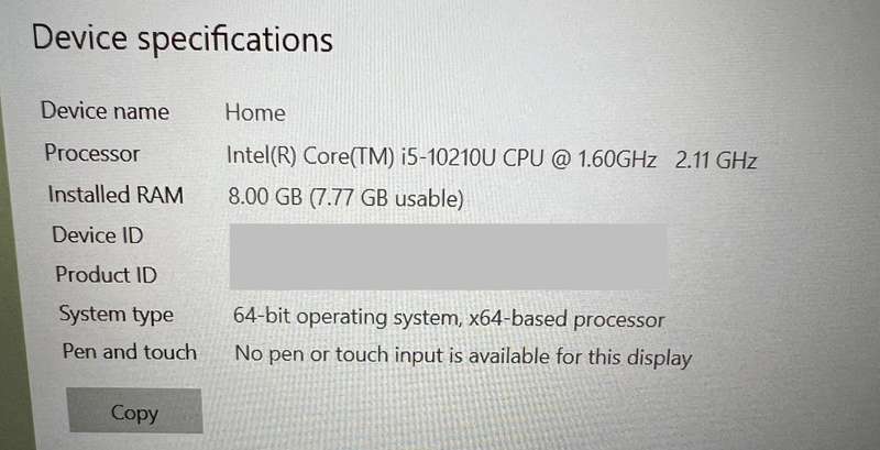 Dell Latitude 3510 Laptop