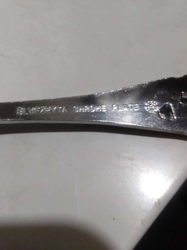 Vintage 2 x set's Elwezetta Dutch chrome plate Forks boxed. Wedding gift's that were stored.