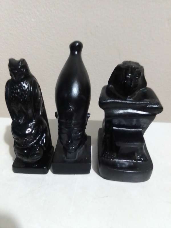 3 Egyptian items. The God Osiris.