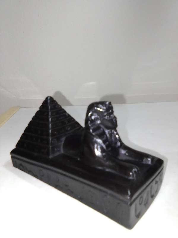 Handmade Sphinx Statue souvenir a copy of Coffin/Tomb Bust/ of TUT king. Egyptian Mythology.