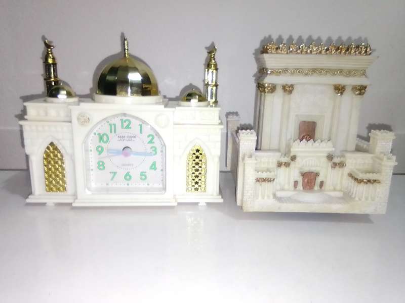 King Solomon's Temple & Asian Mosque clocks.