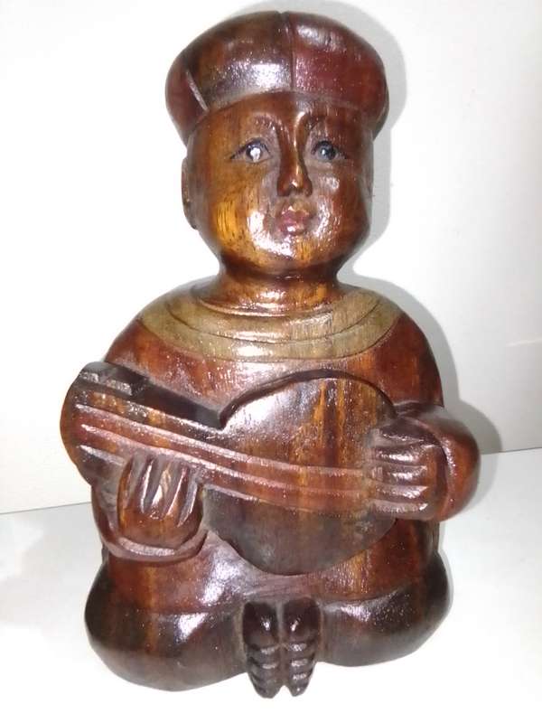 Very Rare Antique Collectable Chinese Carved Wood Ancestor Statues copy from 19th Century figurines.