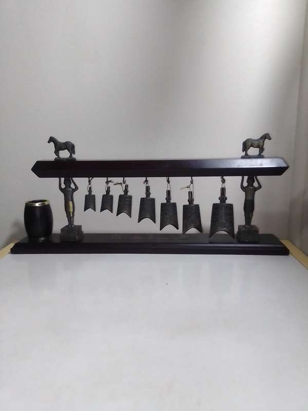 Chinese bronze Handbells-Feng-shui art. it bring good luck in home or business.