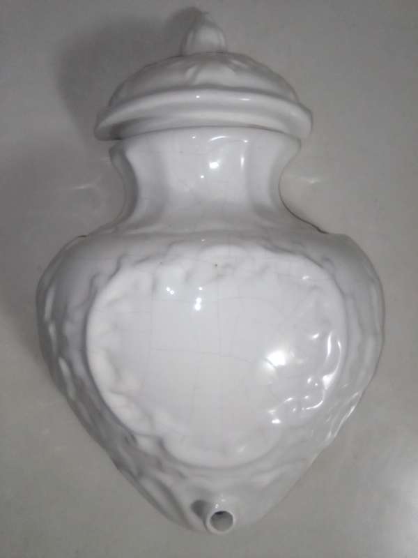vintage lavabo spigot wall pocket fountain wall planter pottery, Italian, Ideal gift.