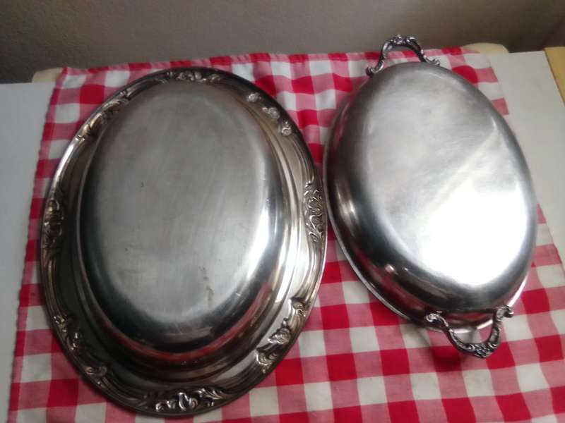 Vintage EMESS lidded TUREEN. Silver Plated Oval Serving Dish, Casserole Dish