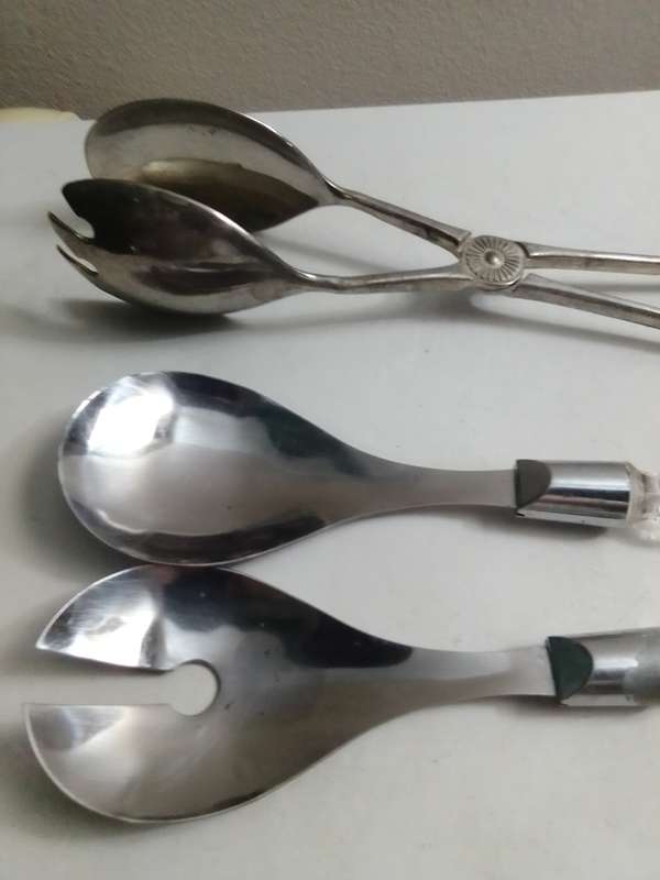 Salid set. Serving ware utensils