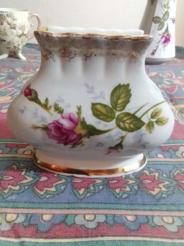 A bud Vases + Servette holder *Cholodziez Poland*, Fine porcelain Egg cup. Satsuma style Vase.
