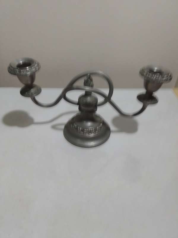 Vintage Two arm "Ianthe" candle stick, it's a fancy candle stick. Ideal for that special dinner.