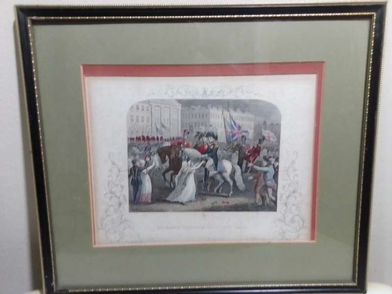Entrance of the Allies into Paris. March 31st 1814, Print from Great Britain Archives. William Heath
