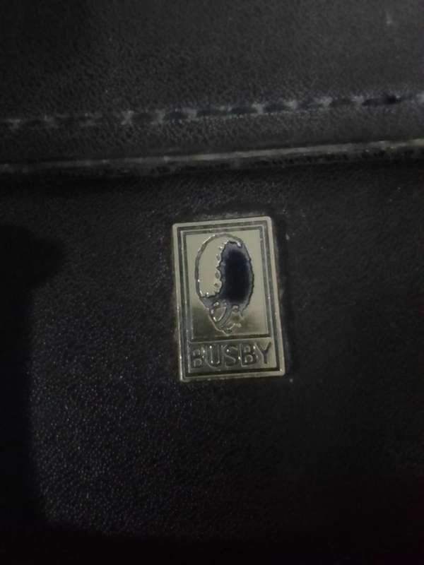 VINTAGE "BUSBY" PILOTS Faux LEATHER FLIGHT CASE /DOCTORS Briefcase WITH COMBINATION LOCK