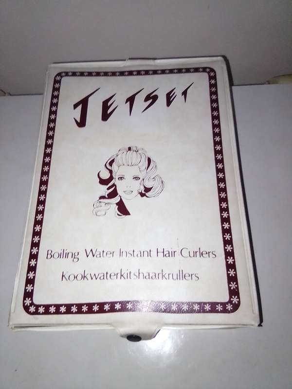 Vintage JETSET 24 Heated Hair Rollers Curlers Boiling Water Rollers boxed and in good condition.