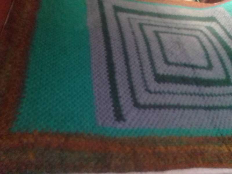 Wow A Awesome World-renowned Vintage" Jan Paul Barnard " mohair S/bed blanket or throw.