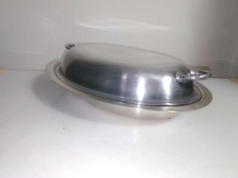EPNS Tureen. Covered Serving Dish / Silverplated Silver Plated Bowl with Two Handled Lid.