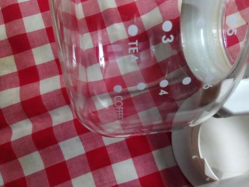 Vintage 6 cup Glass Pyrex Percolator Coffee/Tea Pot - Pyrex Flameware Coffee/Tea Pot - Pyrex Perco