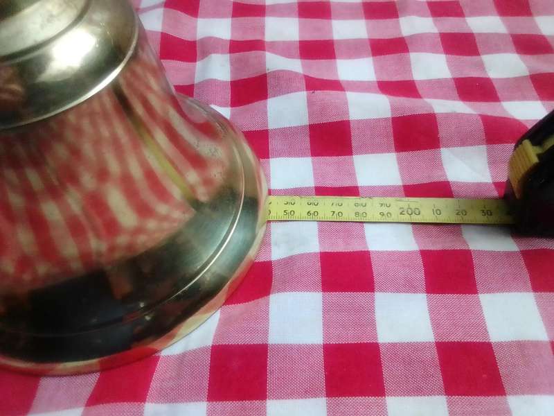 Old vintage Solid and Heavy all Brass including striker Ship's Bell. Ideally for the " Last Round "