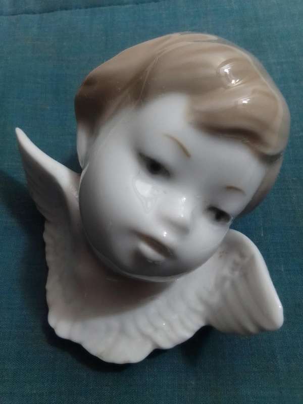 Lladro porcelain No4885 Lladro Angels-Cherubs Angel Head Issue Year: 1974 to Retired 1985