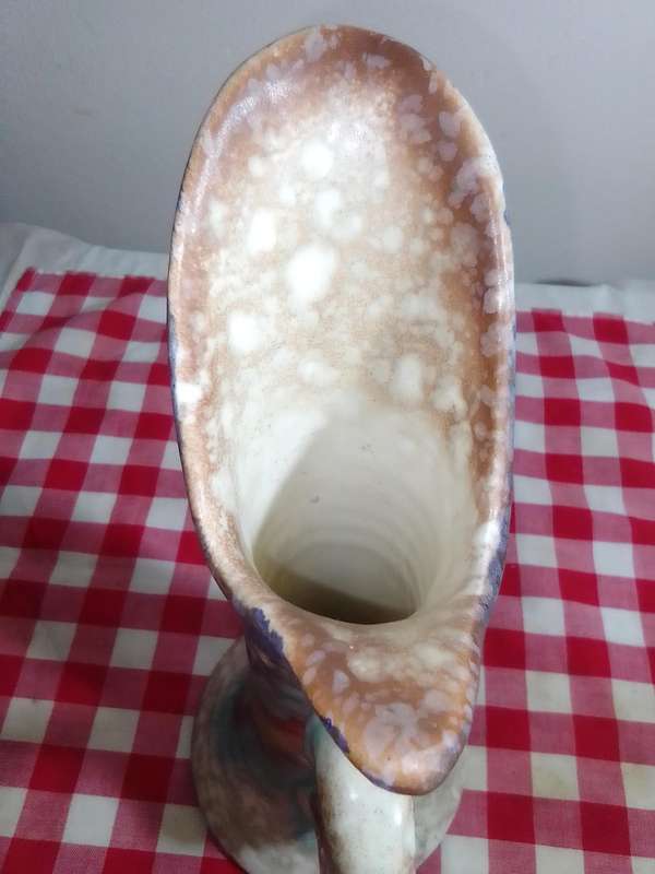 Vintage Made in Czechoslovakia porcelain Vase. Art Nouveau Czechoslovakia