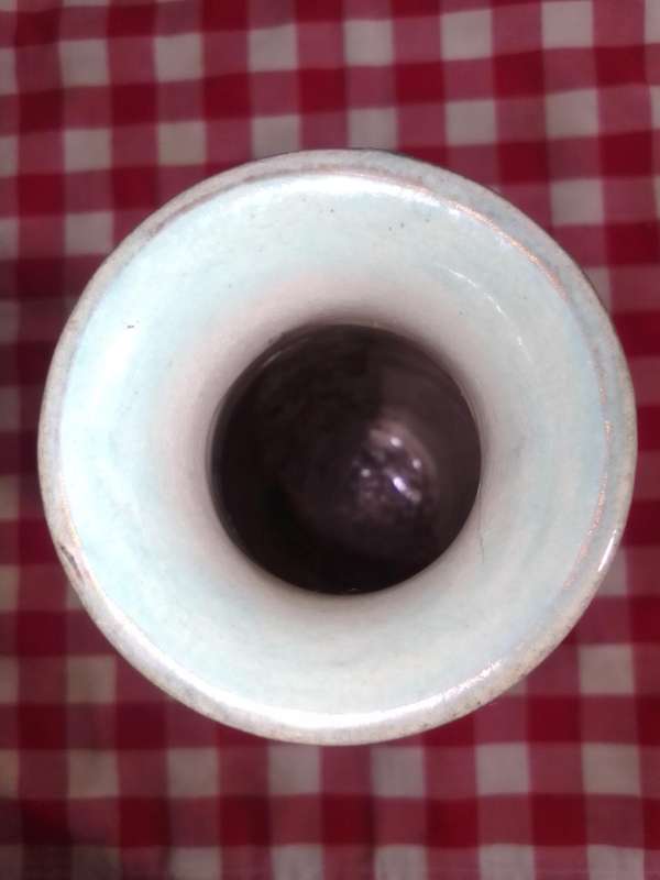 19th century Royal Doulton Lambeth Slater Patent Vase, possible by Rosina Brown (1887-1903).