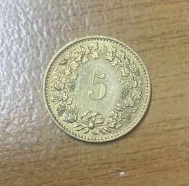 !!! Switzerland 1982 - 5 Rappen !!!