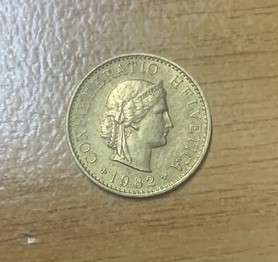 !!! Switzerland 1982 - 5 Rappen !!!