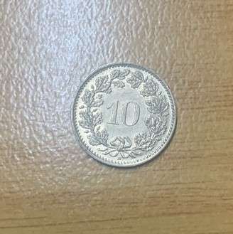 !!! Switzerland 1990 - 10 Rappen !!!