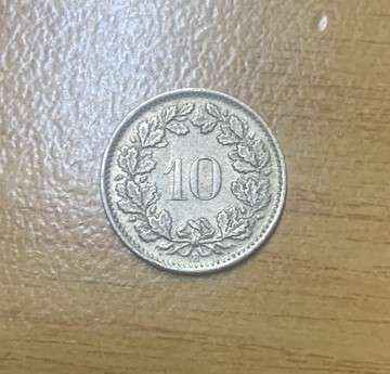 !!! Switzerland 1968 - 10 Rappen !!!