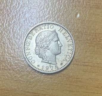 !!! Switzerland 1974 - 20 Rappen !!!