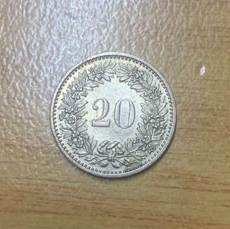 !!! Switzerland 1974 - 20 Rappen !!!