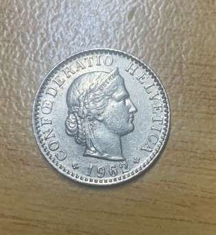 !!! Switzerland 1962 - 20 Rappen !!!