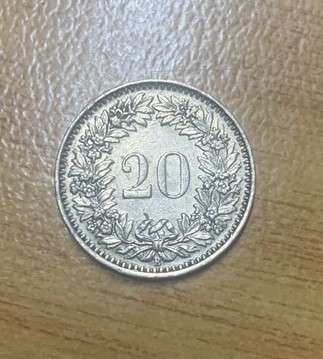 !!! Switzerland 1962 - 20 Rappen !!!
