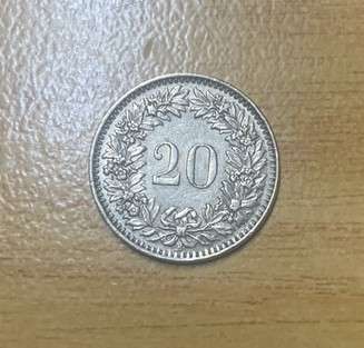 !!! Switzerland 1963 - 20 Rappen !!!
