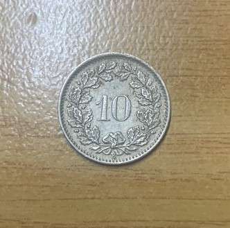 !!! Switzerland 1965 - 10 Rappen !!!