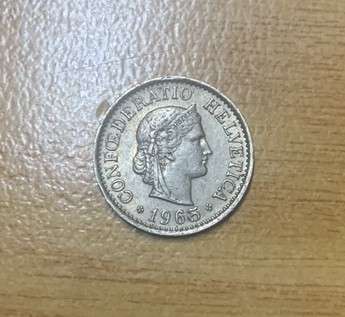 !!! Switzerland 1965 - 10 Rappen !!!