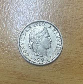 !!! Switzerland 1970 - 20 Rappen !!!