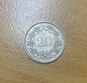 !!! Switzerland 1970 - 20 Rappen !!!