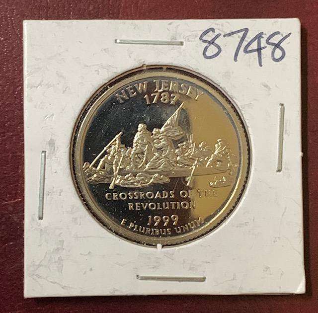 !!! USA 1999S New Jersey Quarter Dollar  !!!