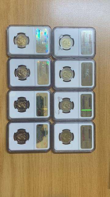 !!! South African Graded 2008 Lot R5 Coins !!!