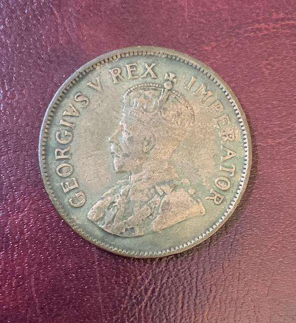 !!! South Africa Union 1930 no dot Half Penny !!!