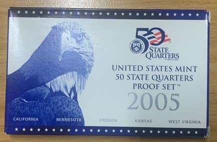 " USA 2005 State Proof Set "