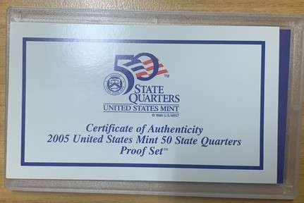 " USA 2005 State Proof Set "