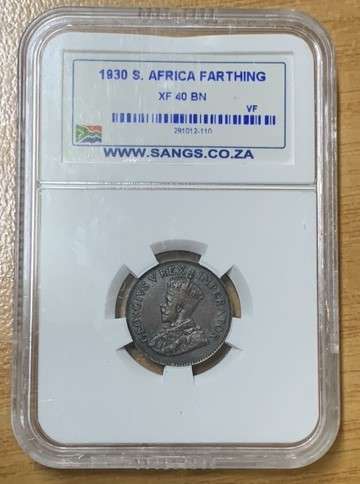 !!! Scarce South Africa Union 1930 1/4 Penny  Farthing !!!